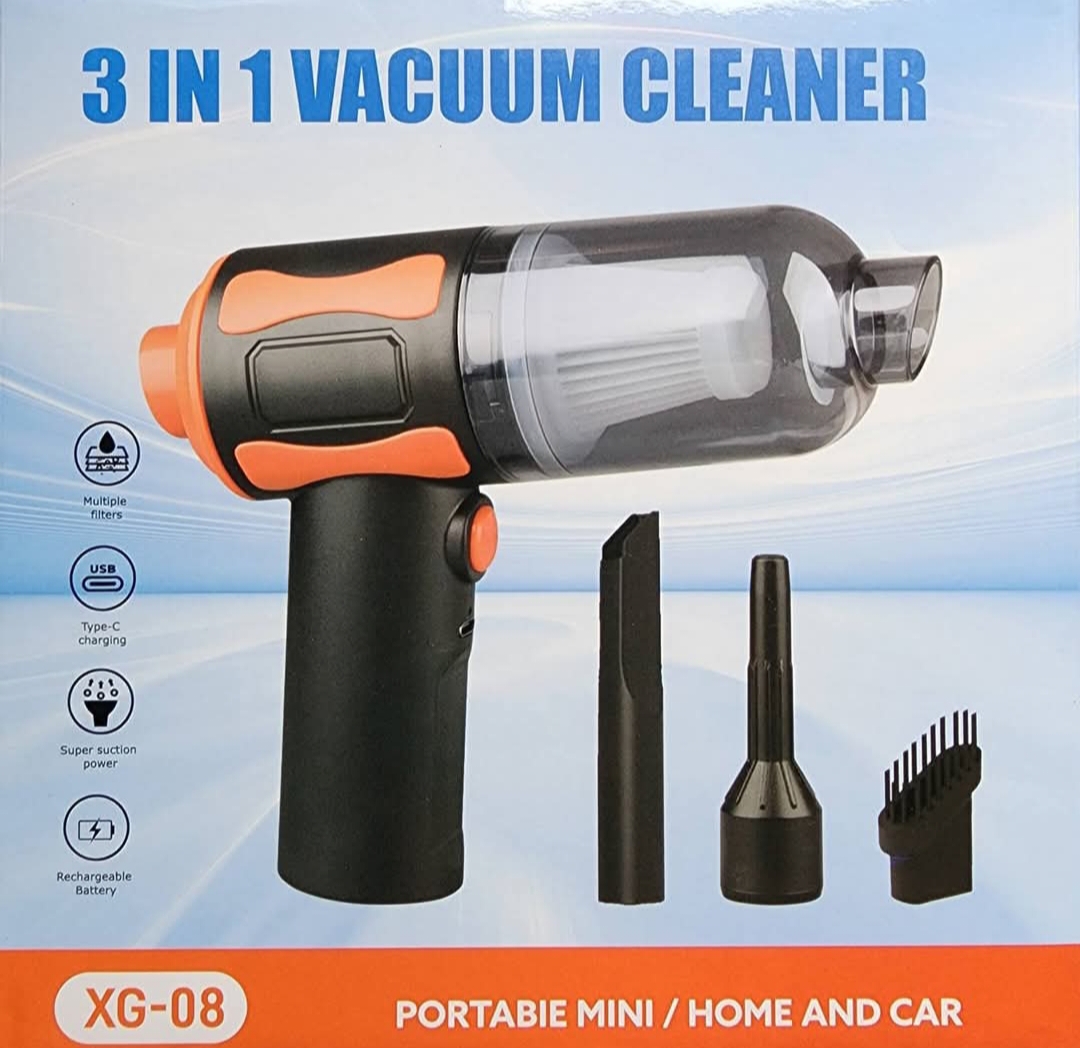 3 in 1 Portable Rechargeable Vaccum Cleaner