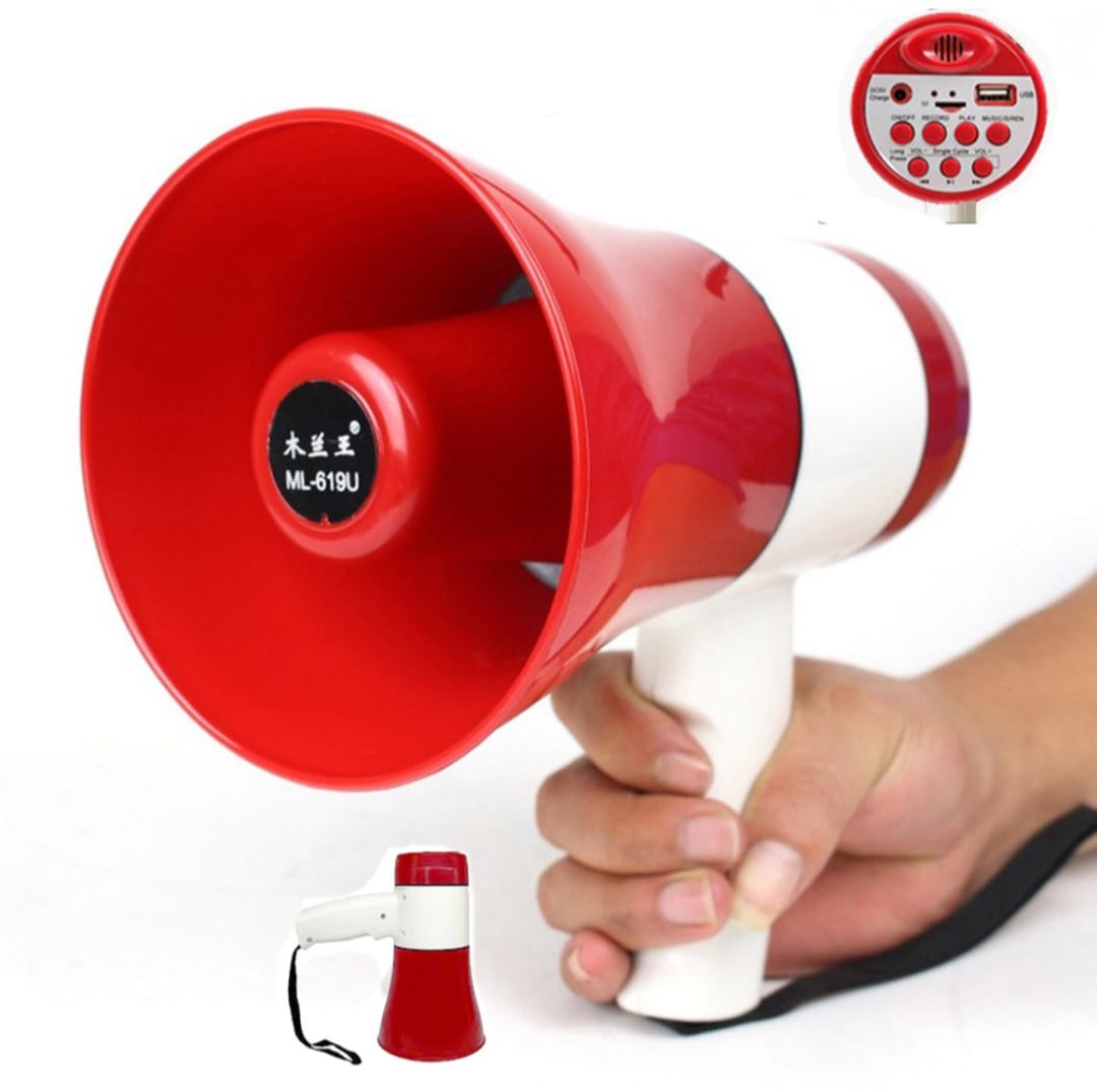 Megaphone | Loudspeaker | Mic | handheld lithium Battery Talker | 40 W