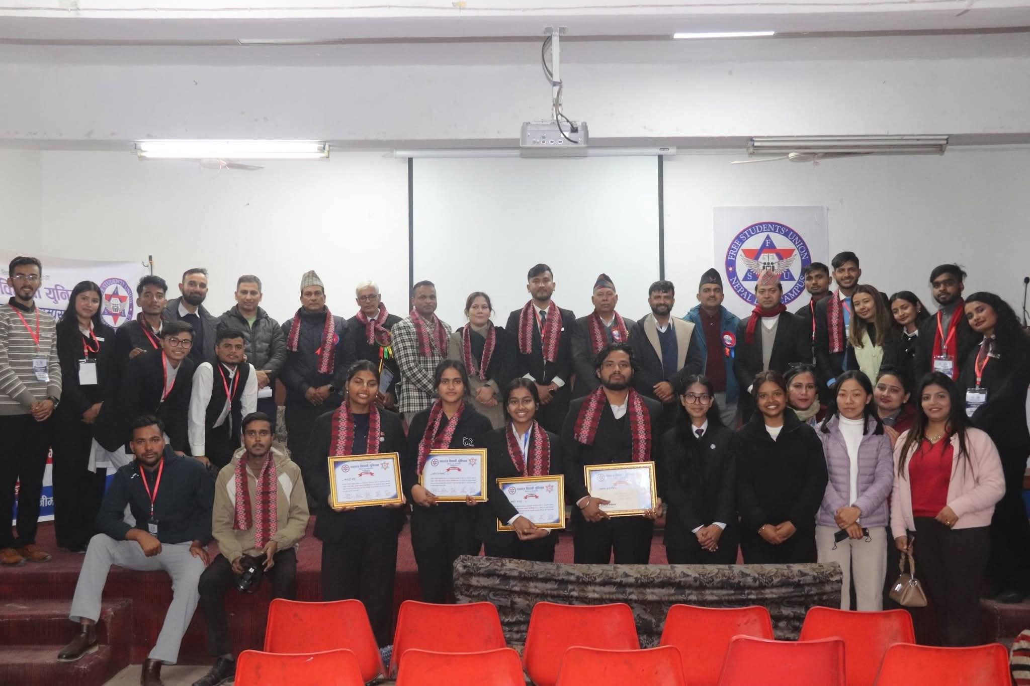 नेपाल ल क्याम्पसमा 'दोस्रो स्ववियु अभ्यास अदालत प्रतियोगिता- २०८२' सम्पन्न